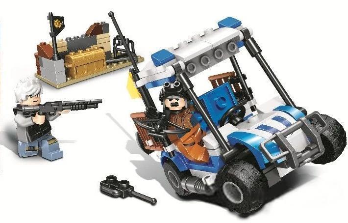 Hộp đồ chơi xếp hình BELA 11125 Cảnh chiến đấu Fortnite, gồm 190 mảnh ghép, quà tặng cho con trai.