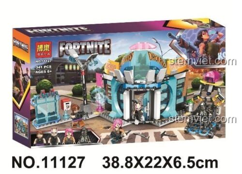 Hộp đồ chơi mô hình Siêu thị Durrr Burger trong Fortnite 11127, 341 chi tiết, quà tặng cho con trai.