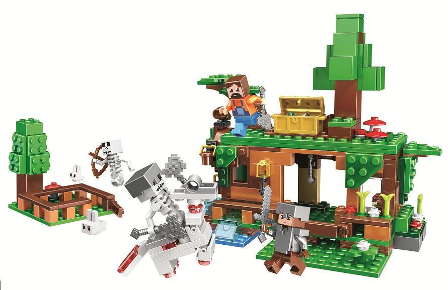Bộ lắp ráp Đấu Trường Hộp Sọ Minecraft Bela 11138, đồ chơi xếp hình thế giới khối vuông cho con trai 6 tuổi, giá rẻ.