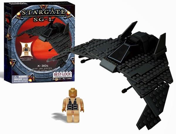 Bộ đồ chơi Best-Lock 01113S Stargate SG-1 X-301, đồ chơi lắp ráp phi thuyền không gian cho bé trai 9 tuổi, giá tốt