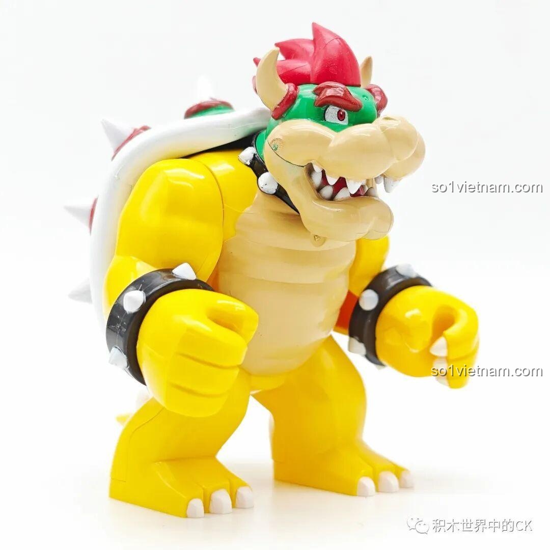 Big-figure Bowser WM6103 với các khớp tay chân linh hoạt, có thể tạo nhiều tư thế khác nhau.