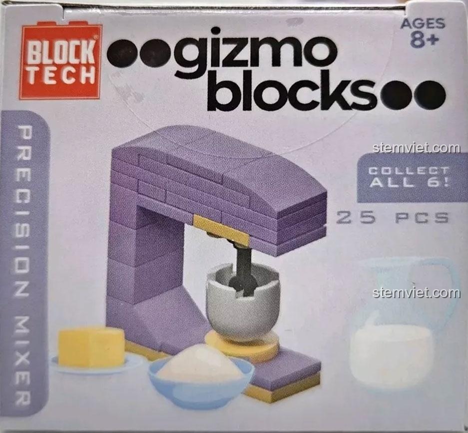 Mô hình máy trộn Block Tech Gizmo Blocks 【未知】 bộ lắp ghép thiết bị nhà bếp, 25 mảnh, giúp bé sáng tạo ý tưởng, giá trị cao.