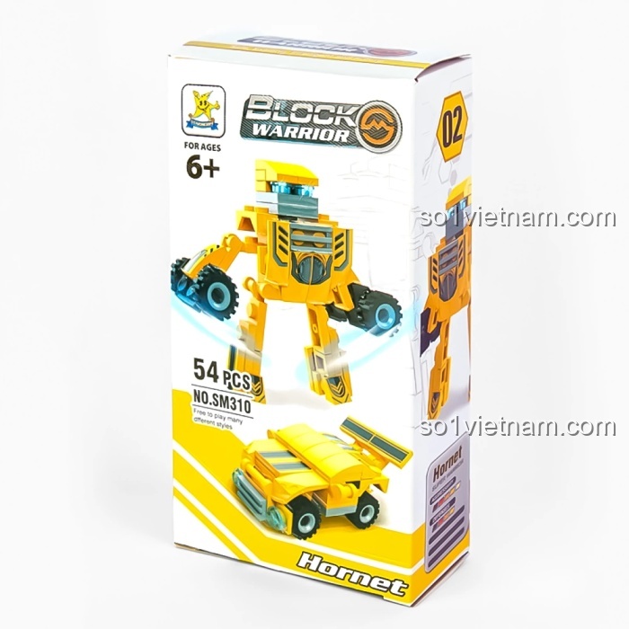 Hộp lớn 557 mảnh đồ chơi lắp ghép BLOCK WARRIOR SM1012