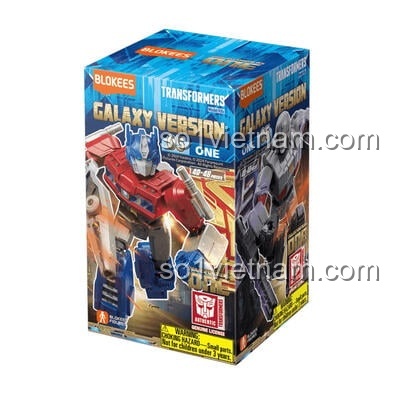 Các nhân vật Transformers Defender Version 02 The Overthrown trong hộp sản phẩm của BLOKEE