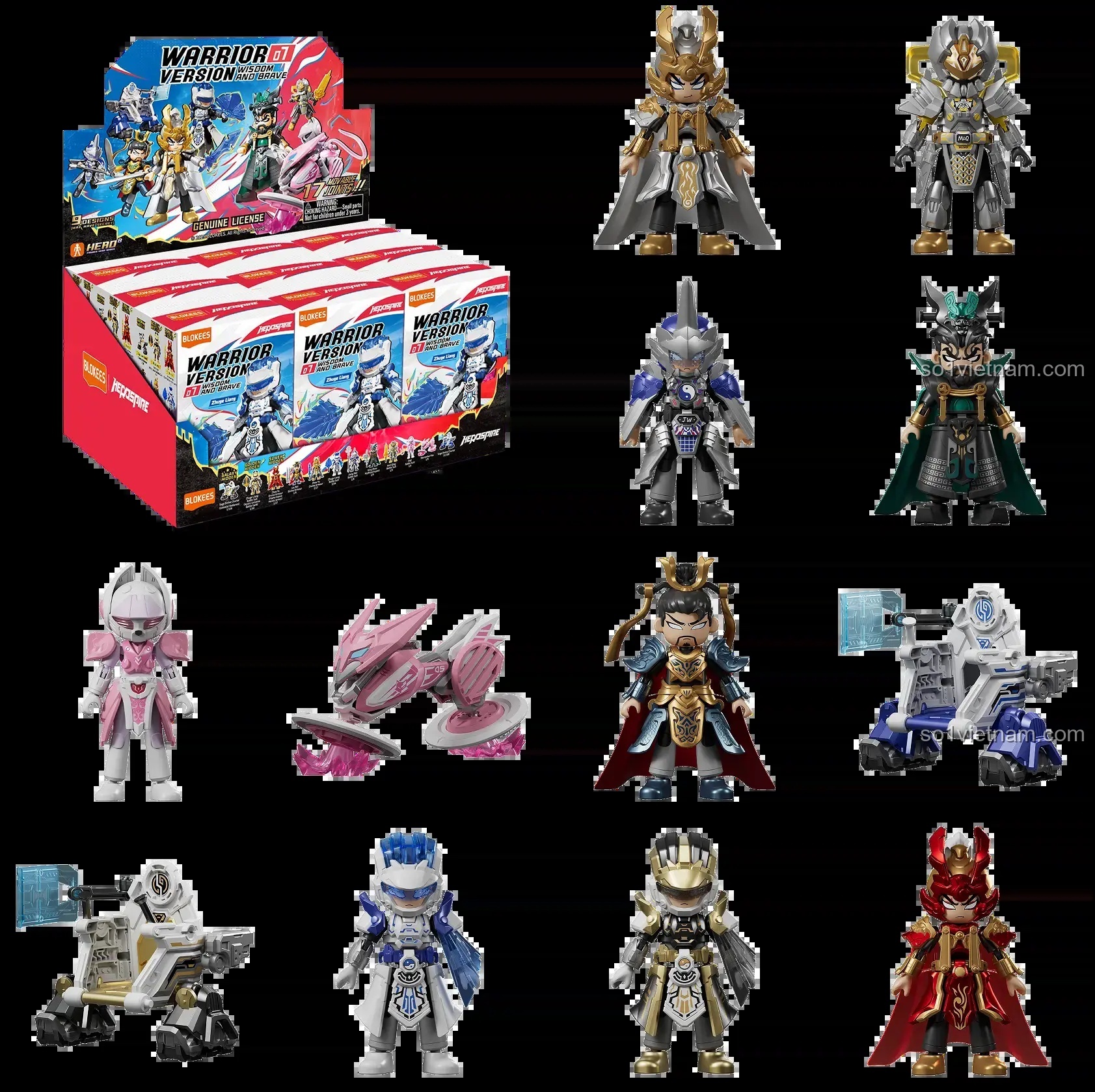 Mô hình Megatron Defender Version của BLOKEE đang lắp ráp