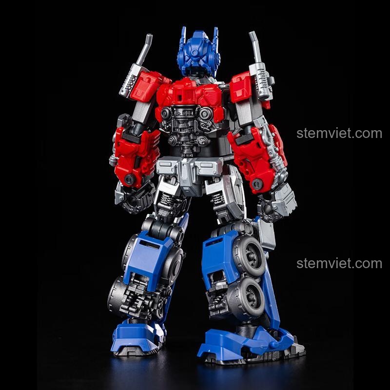 Mặt sau của mô hình Optimus Prime BLOKEES 71141, đồ chơi mô hình Optimus Prime Biến Hình Đỉnh Cao, cho bé trai.