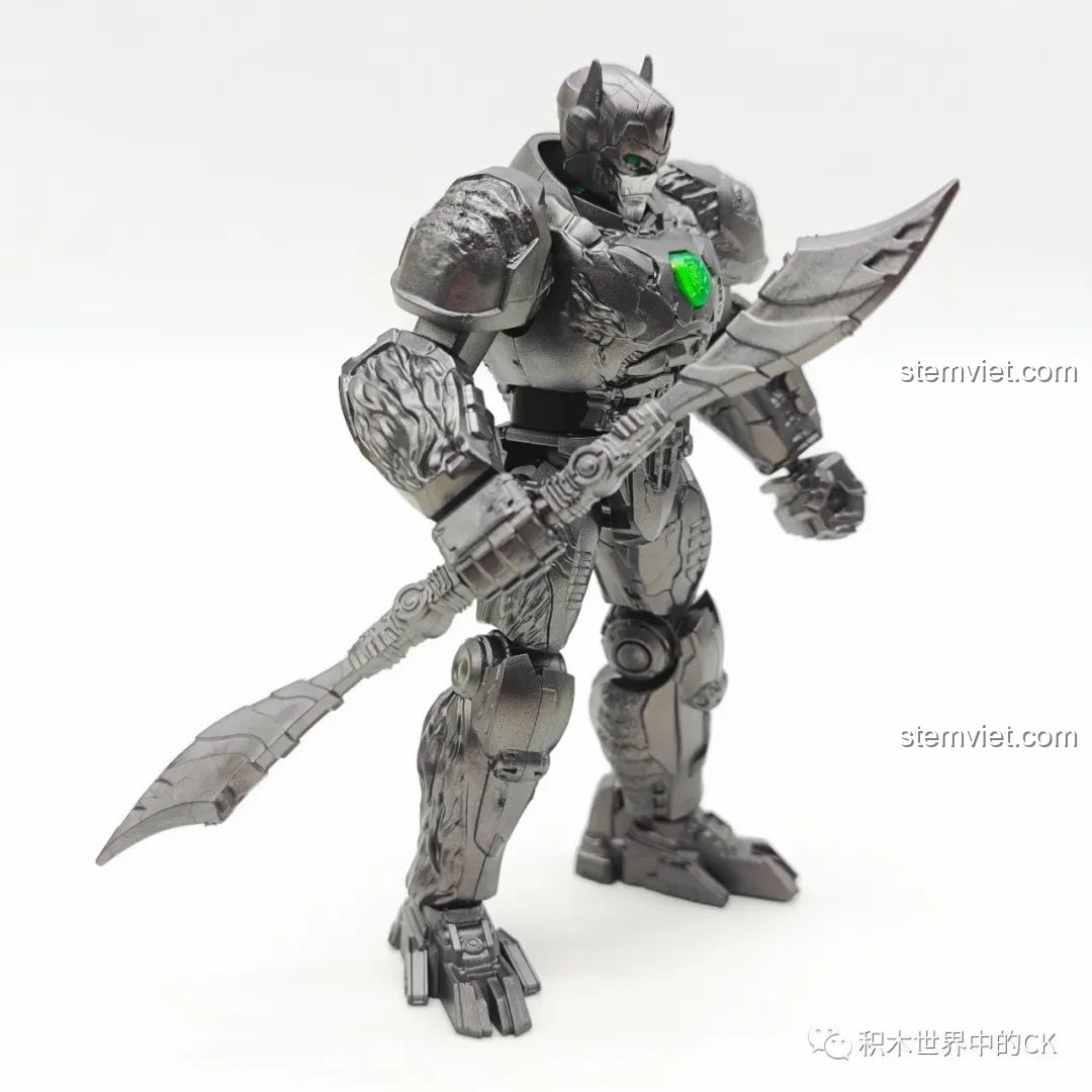 Chi tiết phần chân của mô hình BLOKEES 71145 Optimus Primal Đội Trưởng Tinh Tinh, khớp nối linh hoạt cho nhiều tư thế.