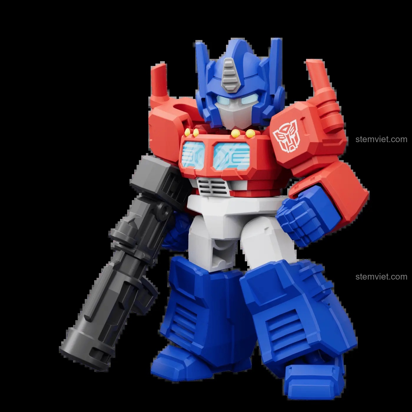 Mô hình Transformers Optimus Prime chibi BLOKEES 71150, bộ đồ chơi robot biến hình cho bé trai 10 tuổi, chất lượng cao giá tốt