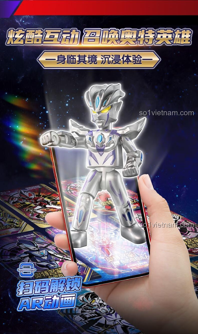 Mô hình Ultraman Zero từ bộ đồ chơi lắp ráp 71215 của 布鲁可BLOKEES