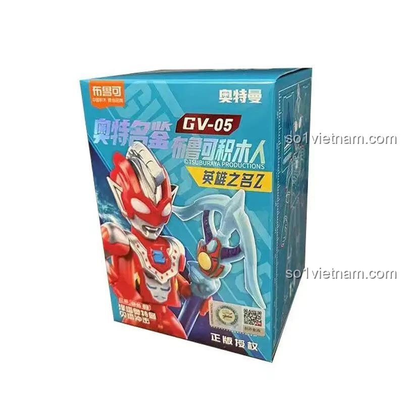 Hộp sản phẩm đồ chơi lắp ghép Ultraman Z BLOKEES 71216