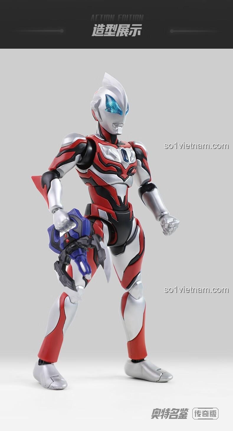Mô hình Ultraman Geed Action Edition của Blokees tạo dáng 3