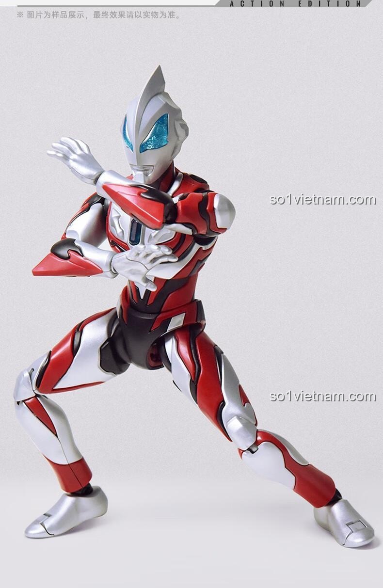 Mô hình Ultraman Geed Action Edition của Blokees tạo dáng 4