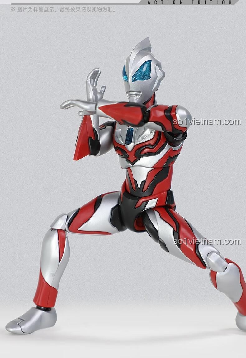 Mô hình Ultraman Geed Action Edition của Blokees tạo dáng 5