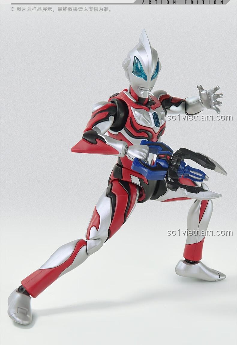 Mô hình Ultraman Geed Action Edition của Blokees tạo dáng 6