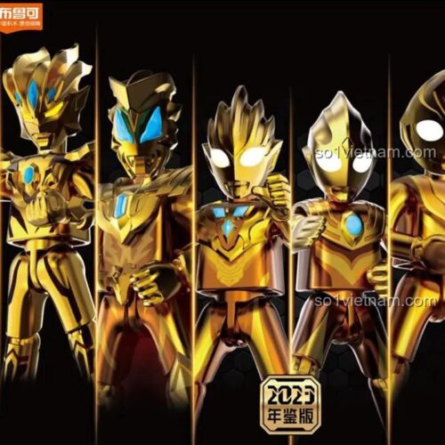 Hộp sản phẩm Bộ Sưu Tập Ultraman 2023 Phiên Bản Đặc Biệt của布鲁可BLOKEES mở ra