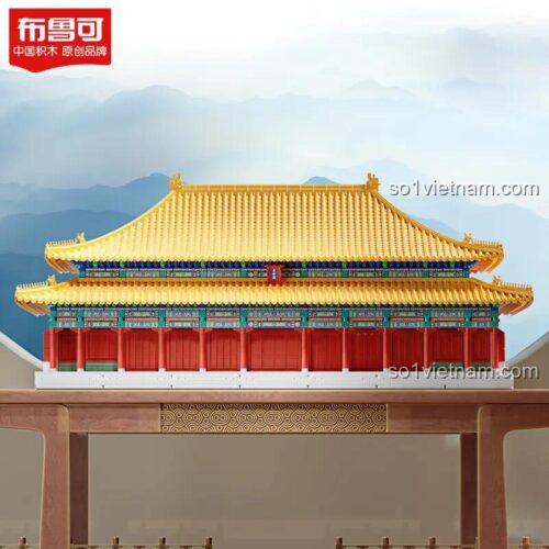 Tổng quan mô hình Cung điện Thái Hòa 7634 mảnh của布鲁可BLOKEES