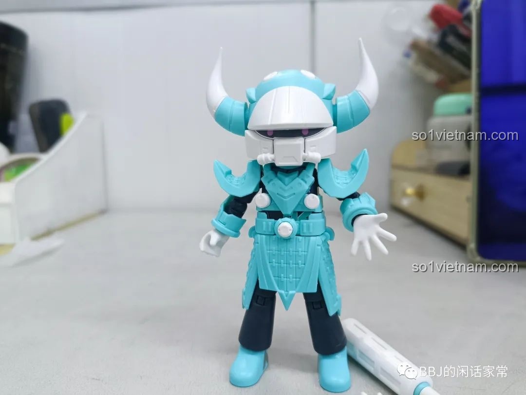 Cận cảnh các mảnh ghép nhỏ của bộ BLOKEES 85002 Ngưu Ma Vương.