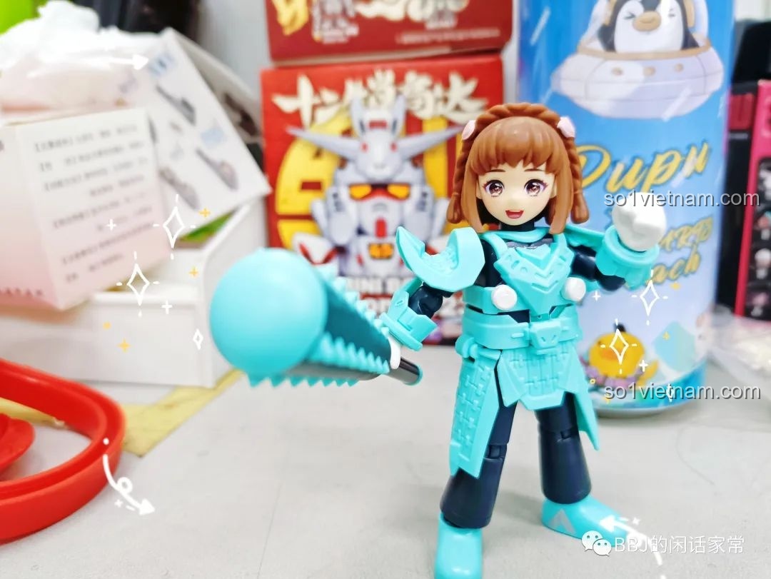 So sánh kích thước mô hình Ngưu Ma Vương BLOKEES 85002 với các nhân vật khác.