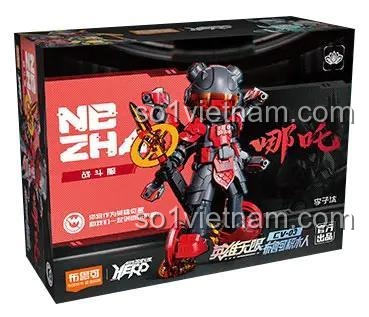 Hộp sản phẩm BLOKEES 85003 Nezha chiến đấu mặt trước