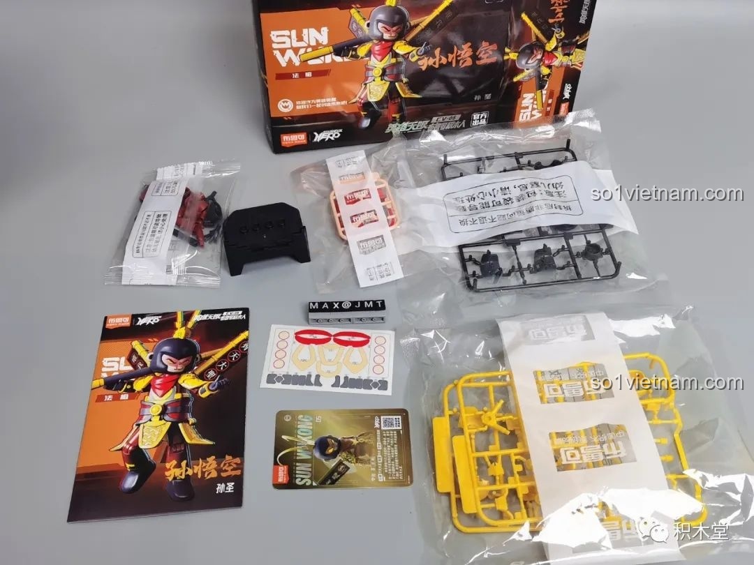 Các bộ phận lắp ráp của Tôn Ngộ Không 