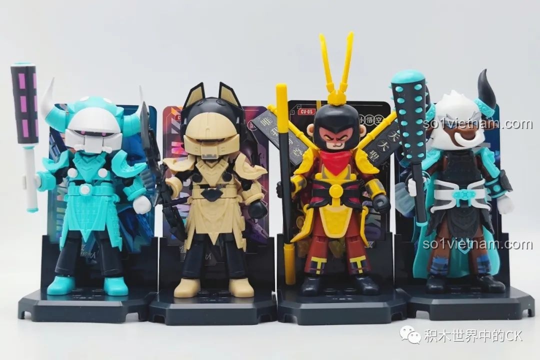 Mô hình BLOKEES Ngưu Ma Vương (Pháp tướng) trên đế trưng bày