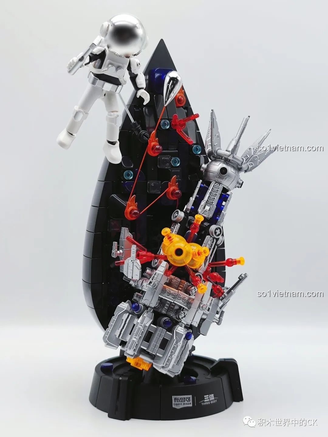 Mô phỏng hiệu ứng năng lượng trên mô hình BLOKEES Tam Thể: Giọt Nước - Trận Chiến Tận Thế