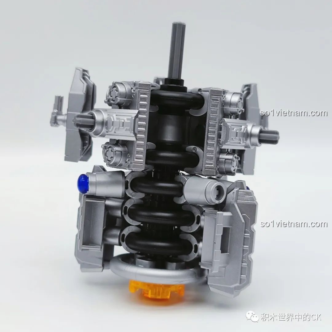 Lắp ráp các chi tiết mô phỏng hiệu ứng trong bộ BLOKEES Tam Thể: Giọt Nước - Trận Chiến Tận Thế