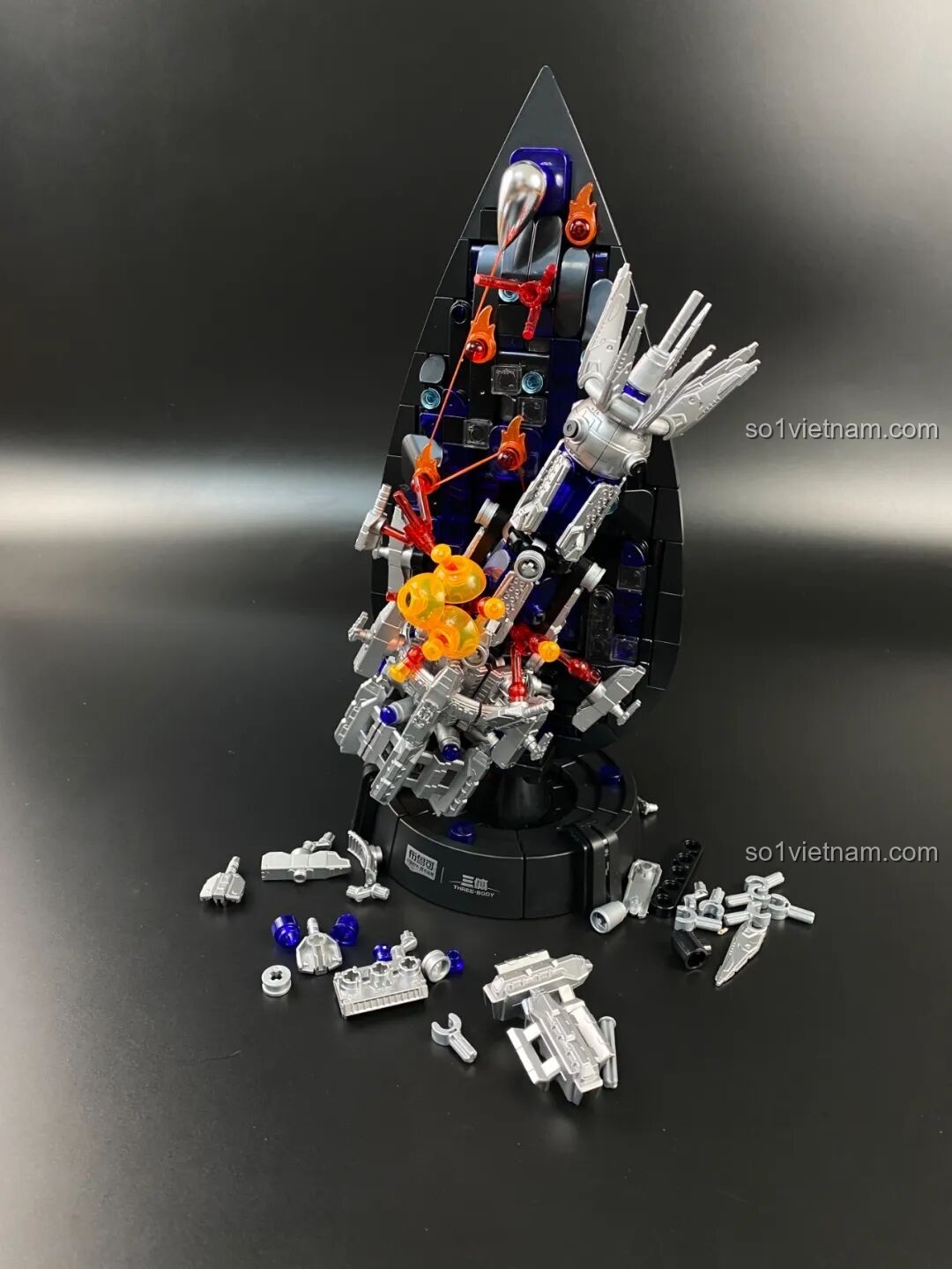 Chi tiết nam châm và dây đàn hồi cho hiệu ứng lơ lửng