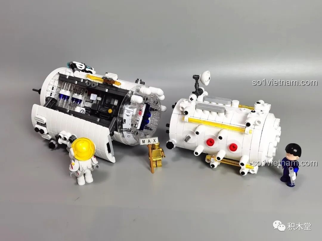 Cánh quạt thiên hà của BLOKEES 81102 được gấp gọn