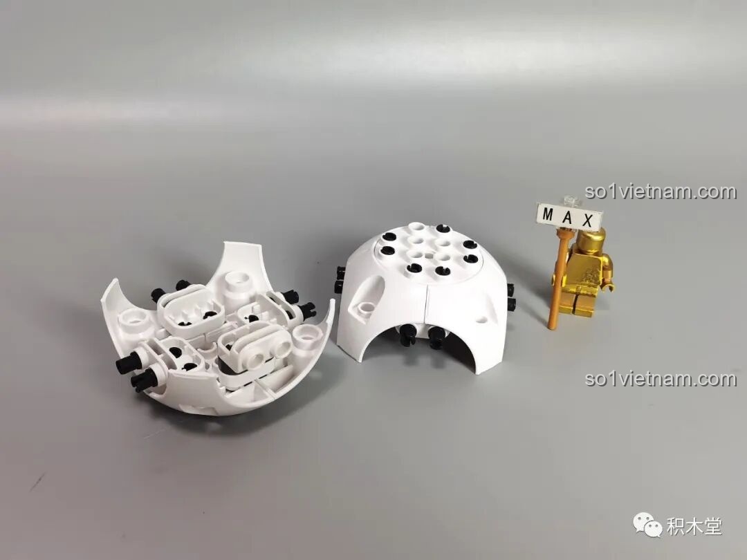 Chi tiết con quay lực của mô hình Thiên Hòa Hạch Tâm BLOKEES 81102