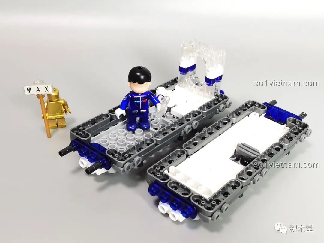 Quá trình lắp ráp các bộ phận kết nối của BLOKEES 81102