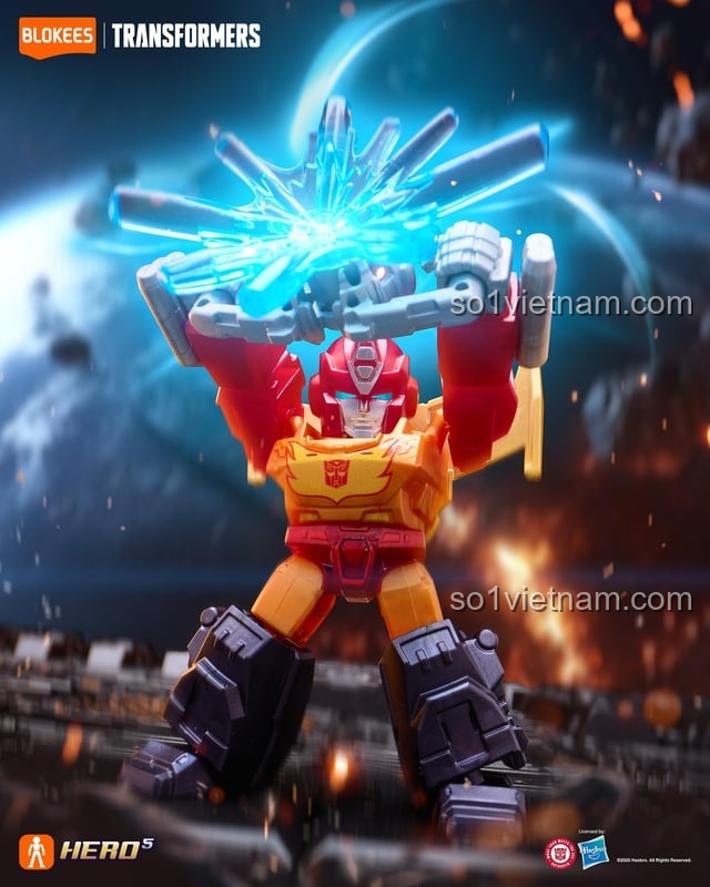 Mô hình Optimus Prime Shining Version BLOKEES mã 71123 với vũ khí