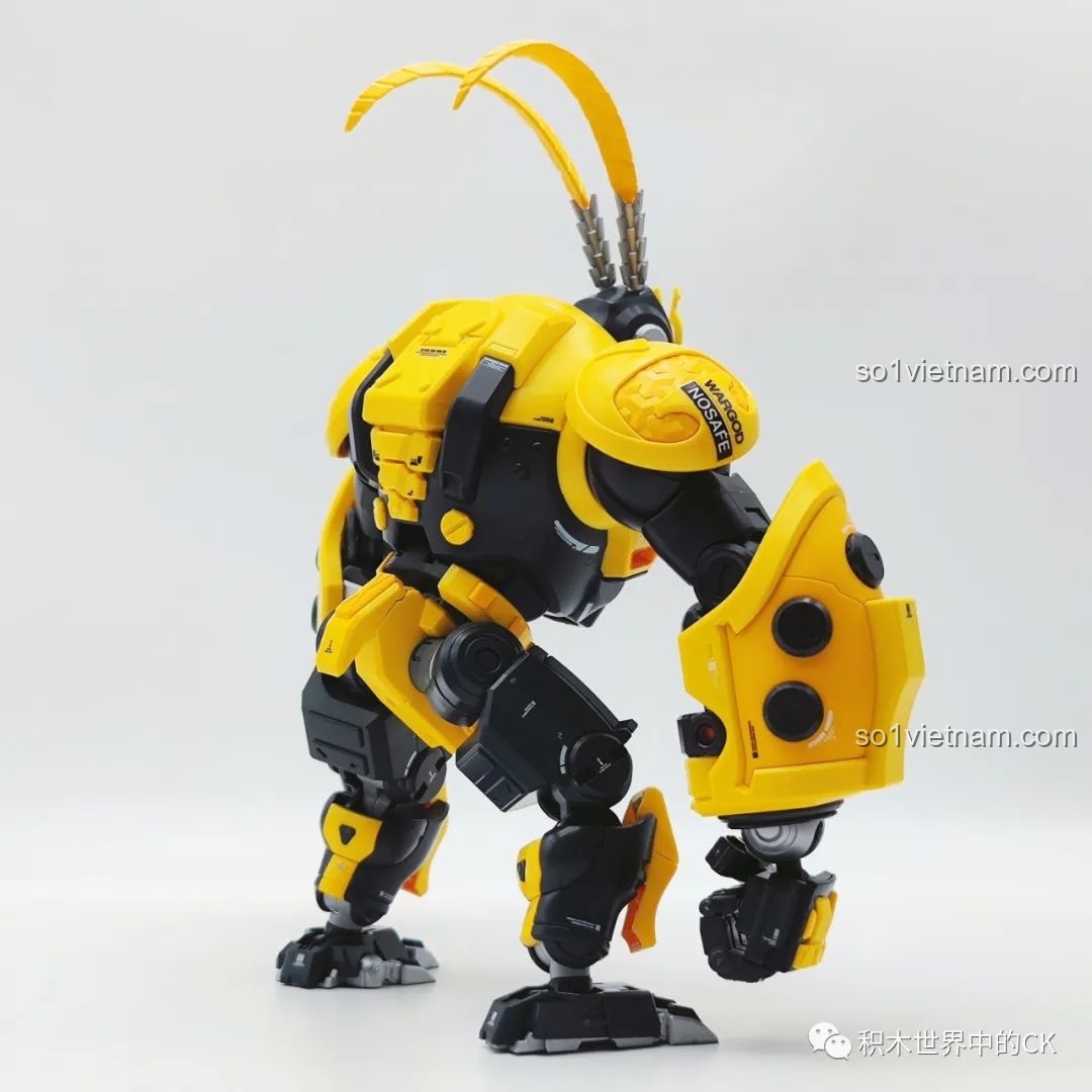 Quá trình lắp ráp chân của BLOKS HERO 85010