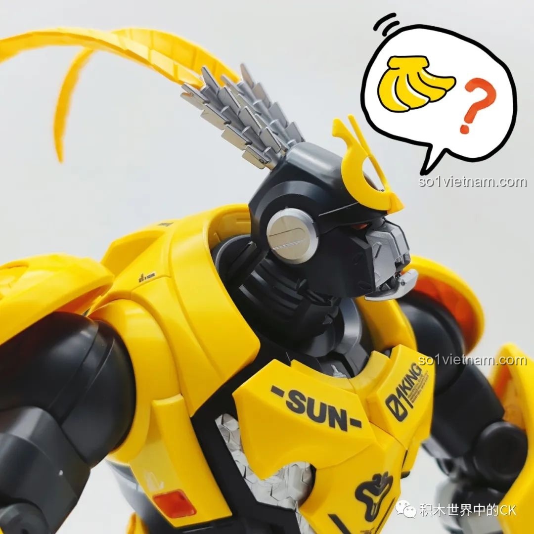 Cận cảnh chi tiết phần vai của BLOKS HERO 85010