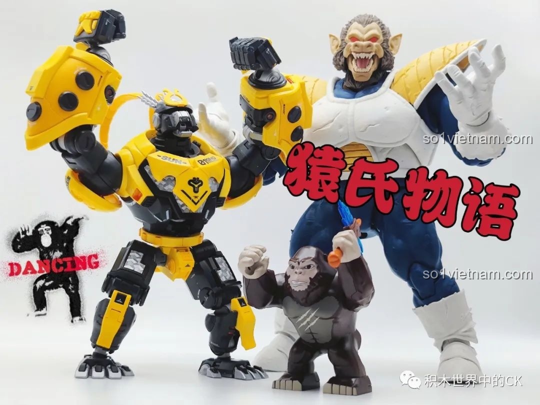 Mô hình BLOKS HERO 85010 Tôn Ngộ Không Cự Viên Giáp cầm vũ khí