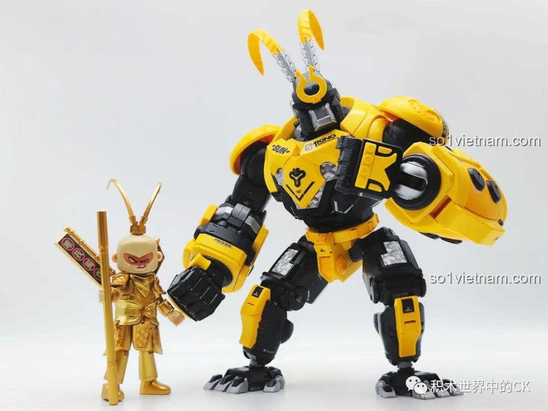 Mô hình BLOKS HERO 85010 Tôn Ngộ Không Cự Viên Giáp cầm vũ khí