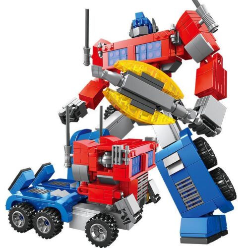 Bộ đồ chơi Transmutation 巧乐童 TS30106-2 robot và xe tải