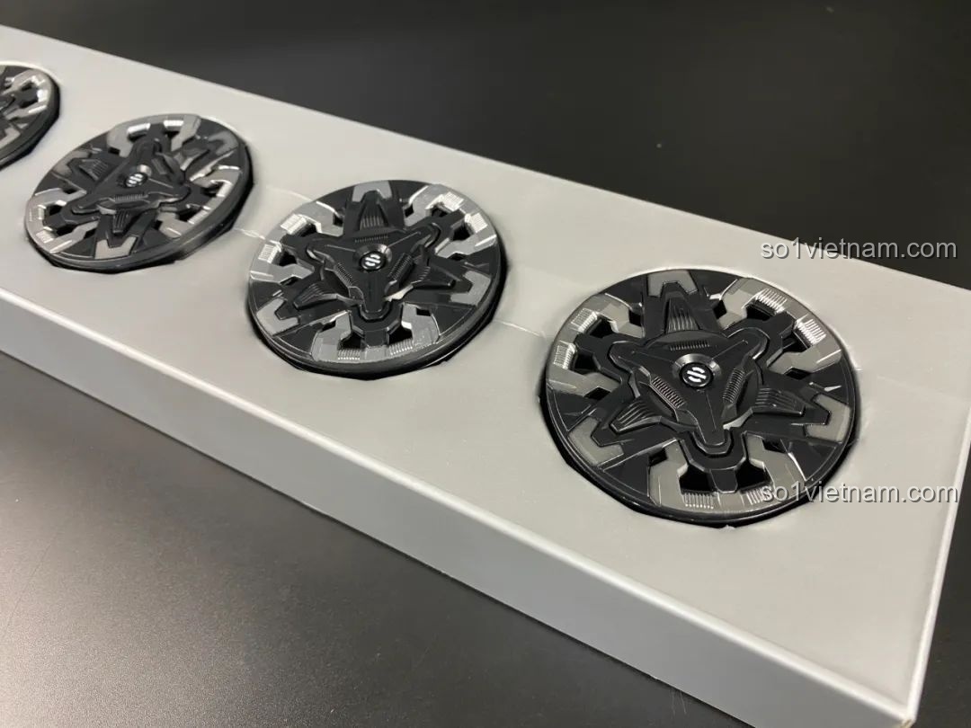 Bộ động cơ của bộ lắp ráp xe HiPhi Z Pixel Sci-Fi Car Model của Pantasy