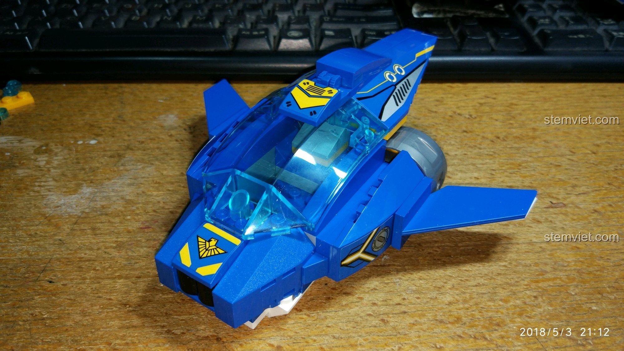 Phi thuyền đồng minh A của bộ Enlighten 2714, bộ khối lắp ghép Máy bay chiến đấu Enlighten giá tốt