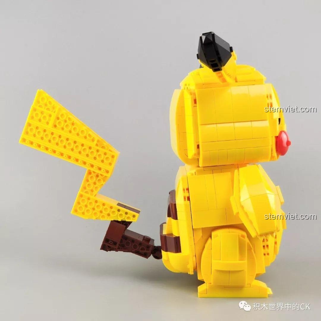 Cận cảnh đôi tai và đầu Pikachu Keeppley S0101