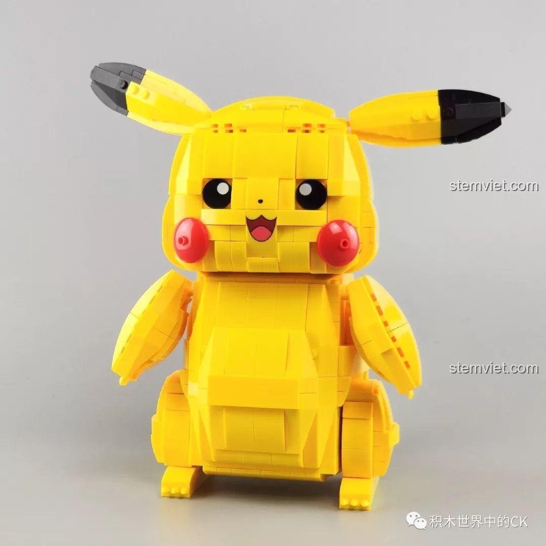 Lắp ráp cánh tay và chân cho Pikachu Keeppley S0101