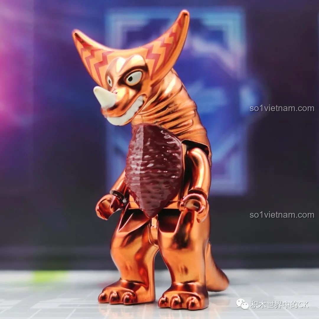 Nhân vật quái vật Gomora trong bộ đồ chơi lắp ghép Ultraman đối kháng 75102