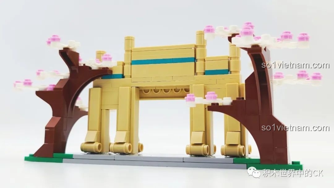 Chi tiết các mảnh ghép và hướng dẫn lắp ráp mô hình Đại học Phúc Đán