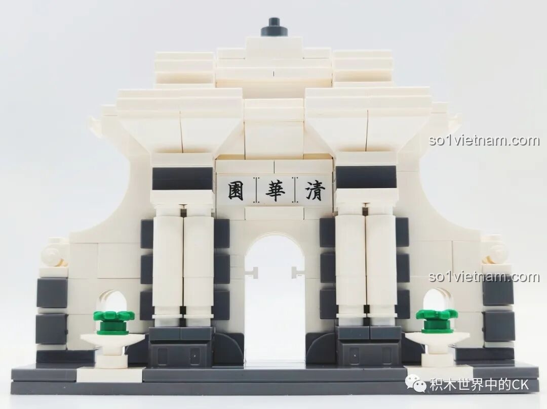 Mô hình Thanh Hoa Viên đã hoàn thiện, nhìn từ phía trước với góc khác