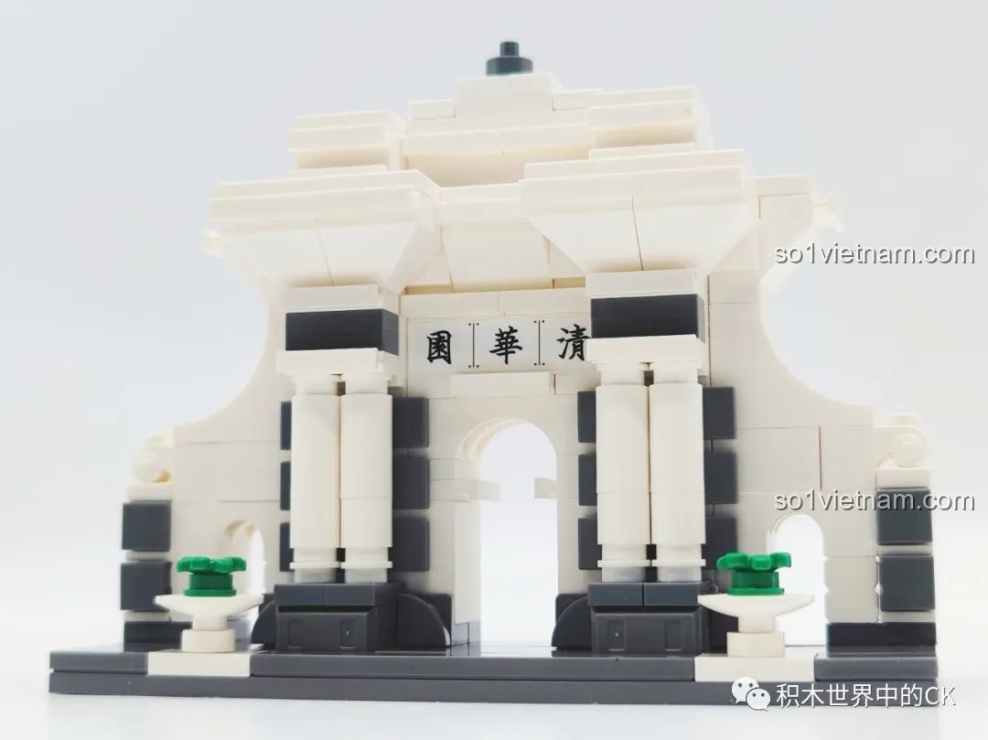 Mô hình Thanh Hoa Viên đã hoàn thiện, nhìn từ phía trước