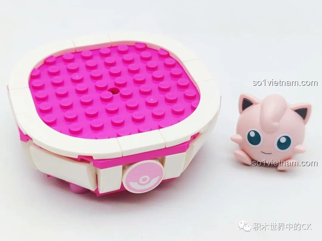 Các Pokemon và nhân vật phụ từ bộ lắp ráp Chậu Cây Pokemon Keeppley