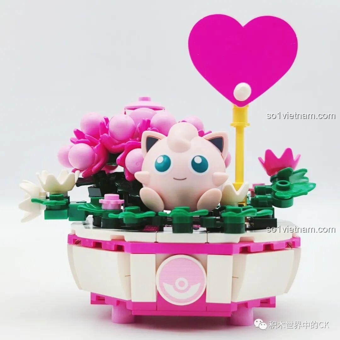 Các thành phẩm bộ lắp ráp Chậu Cây Pokemon Keeppley