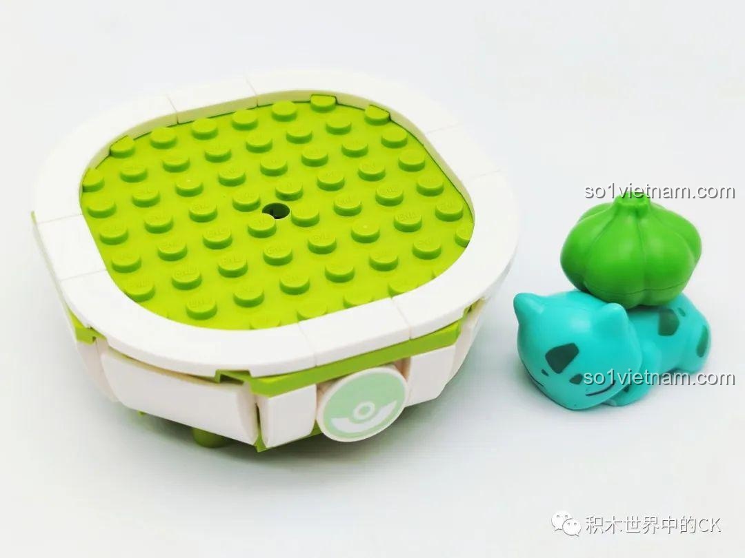 Thành phẩm bộ lắp ráp Chậu Cây Pokemon Keeppley mẫu Bulbasaur