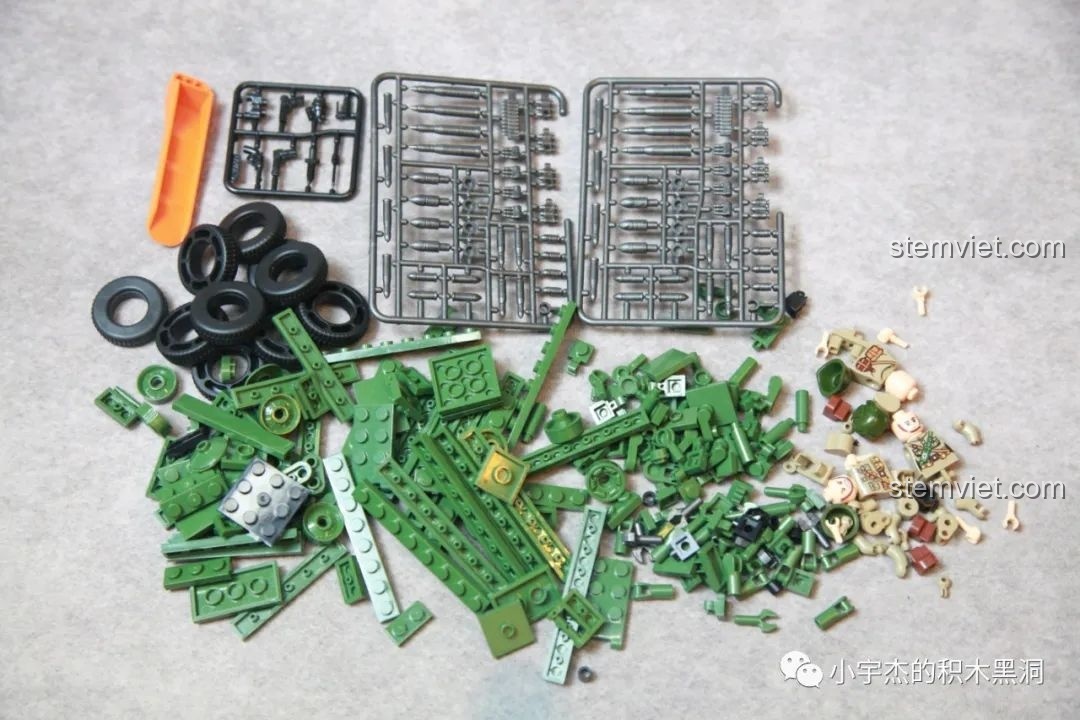 Phần khung xe Katyusha BM-13 đang được lắp ráp, với cabin và thân xe.