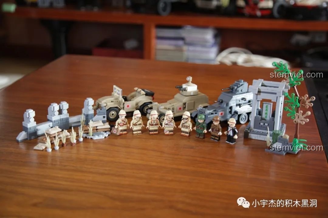 Bộ lắp ráp xe tăng KV-2 của Liên Xô của QUANGUAN.